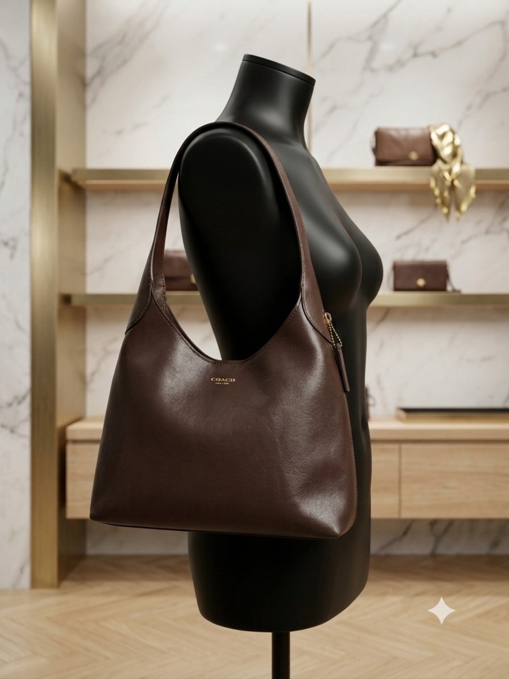 Coach Leather Brooklyn Shoulder Bag
